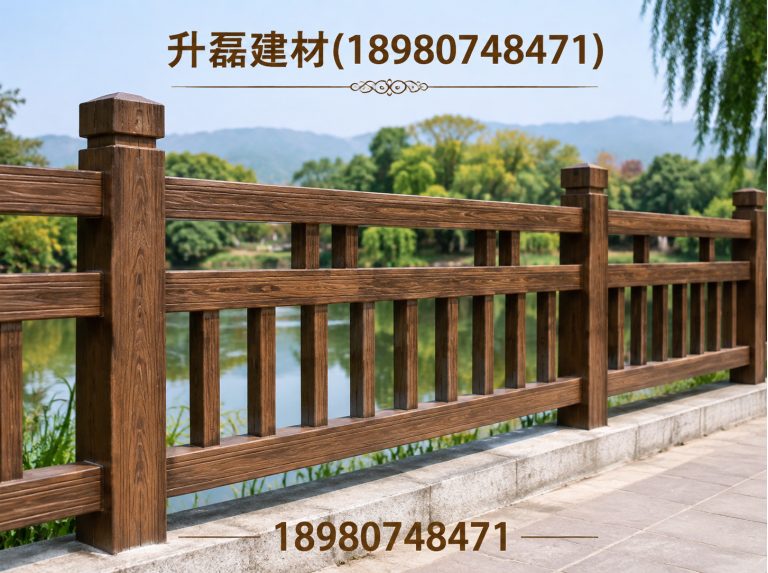 邛崃市仿木桩展示图